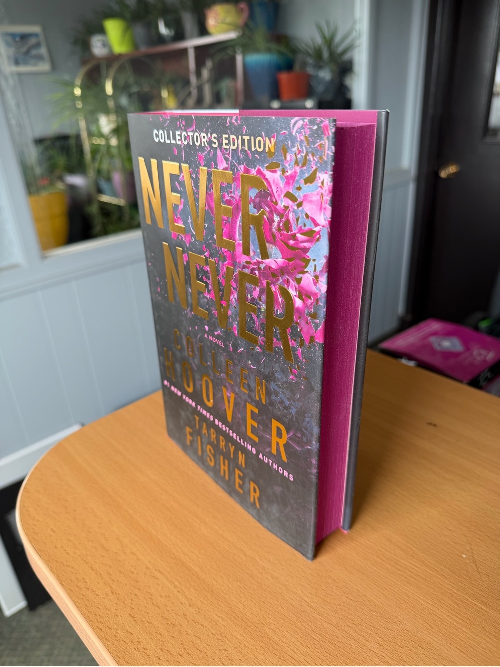 Collector's Edition Never Never Hardcover Book with Sprayed Edges